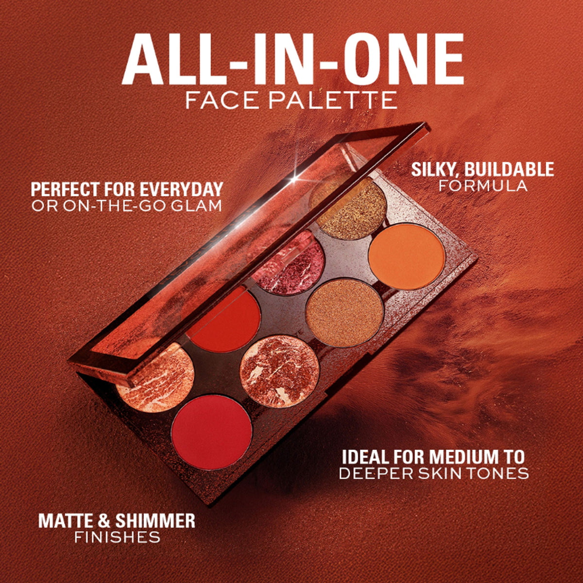 Makeup Revolution Ultra Blush Palette Golden Soul | Grocsy
