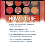 Makeup Revolution Ultra Blush Palette Golden Soul | Grocsy