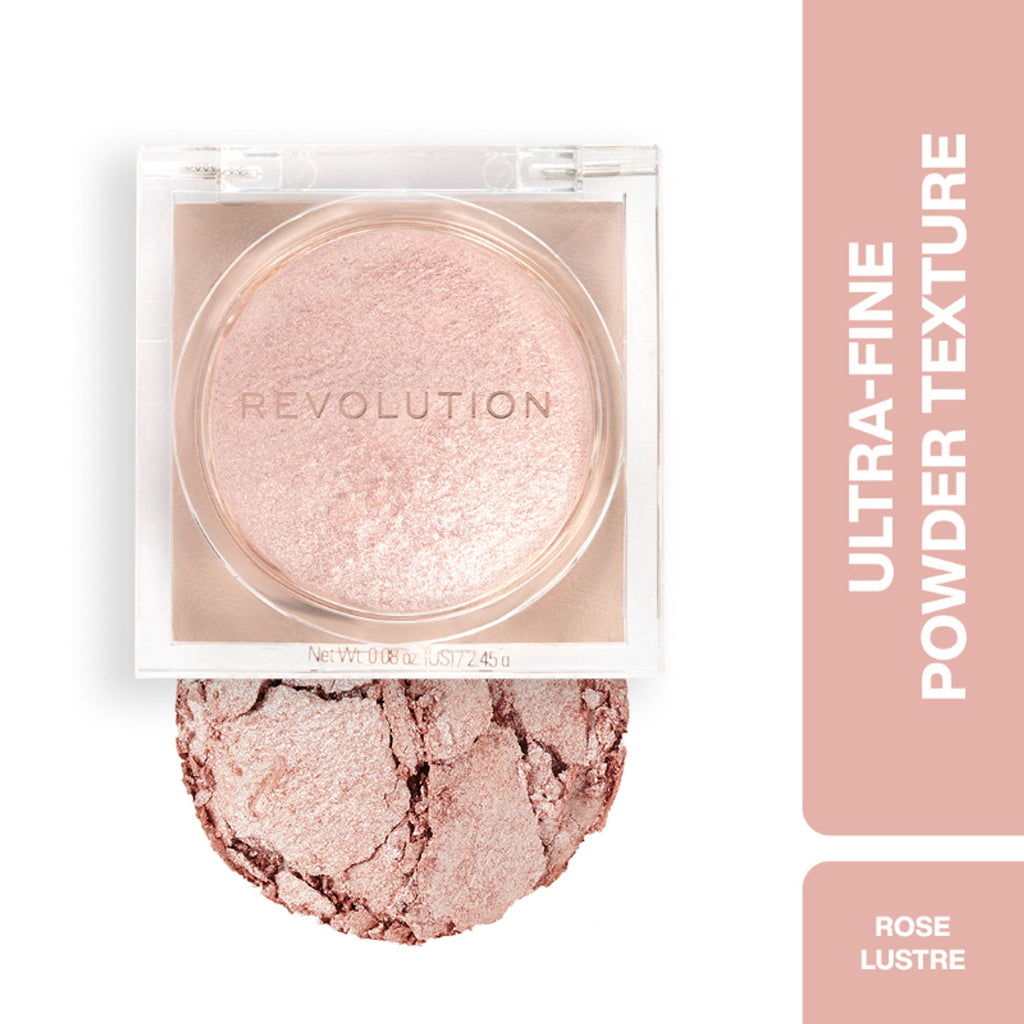 Makeup Revolution Beam Bright Highlighter - Rose Lustre | Grocsy