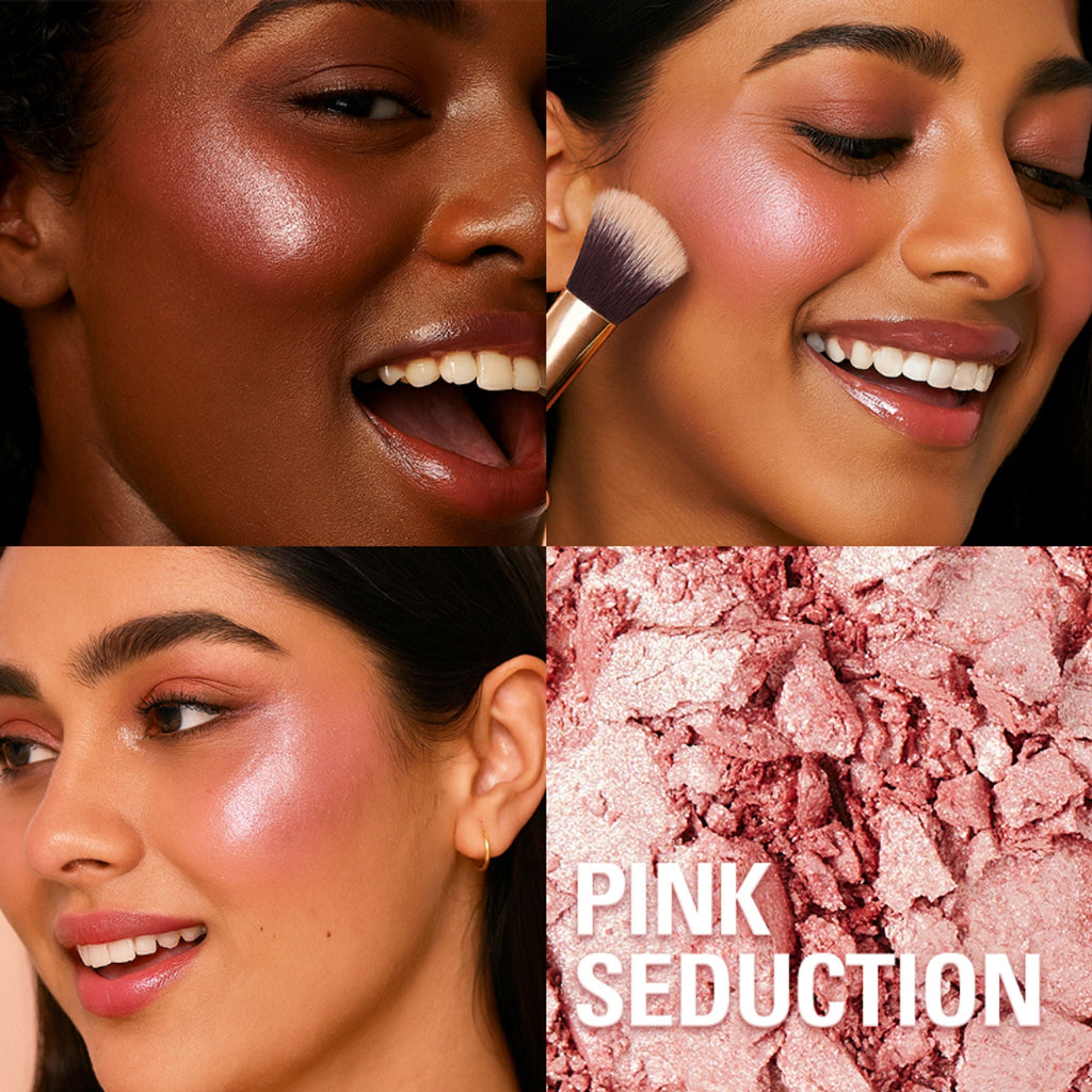 Makeup Revolution Beam Bright Highlighter - Pink Seduction | Grocsy