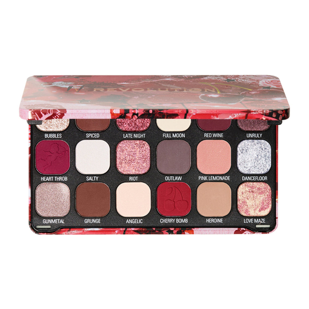 Makeup Revolution Forever Flawless Palette - Cherry Rebel Red | Grocsy