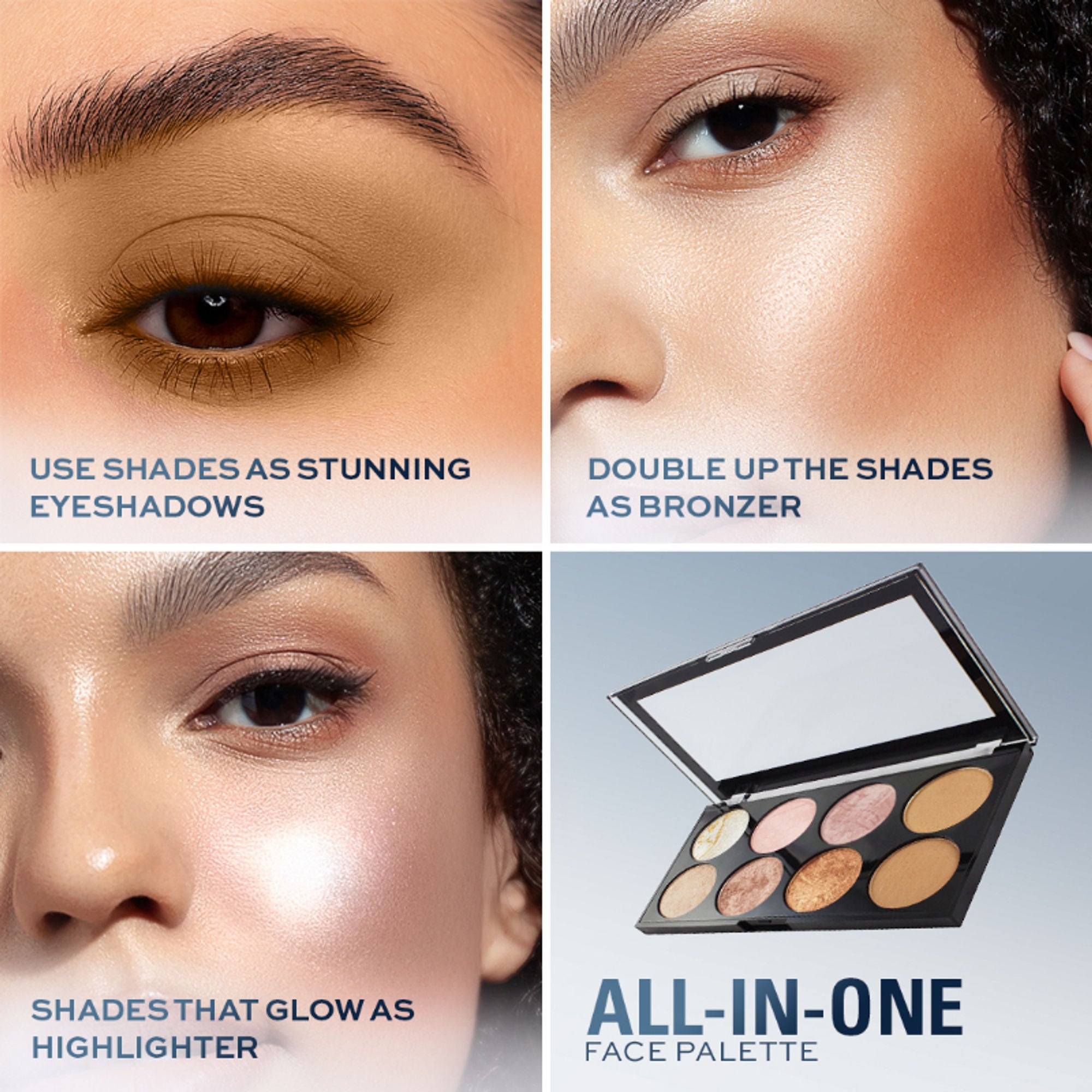 Makeup Revolution Ultra Blush and Contour Palette - Golden Sugar | Grocsy