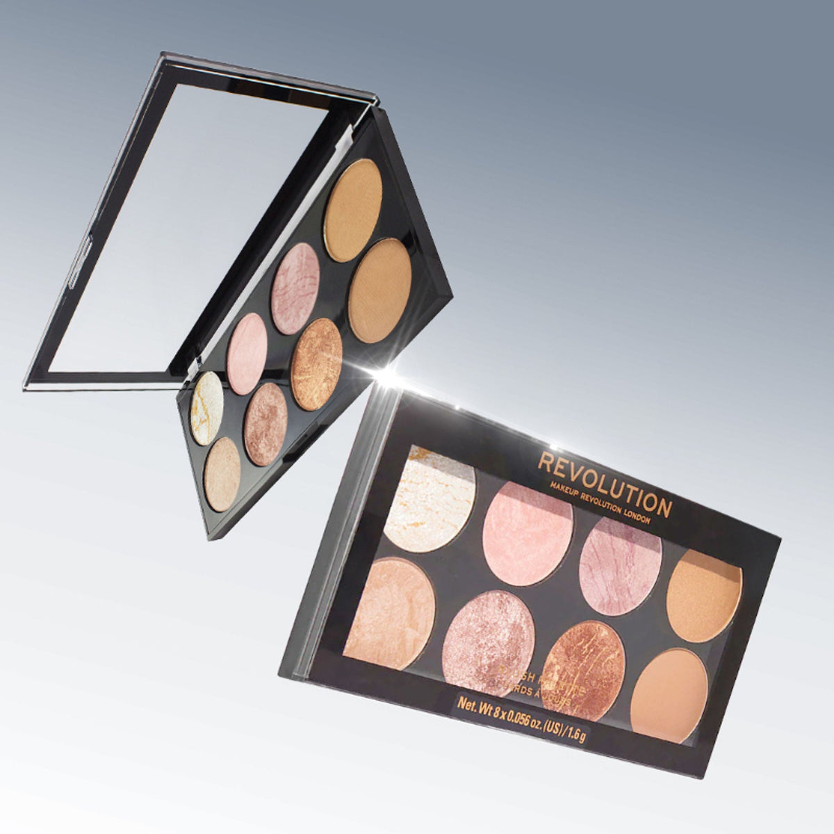 Makeup Revolution Ultra Blush and Contour Palette - Golden Sugar | Grocsy