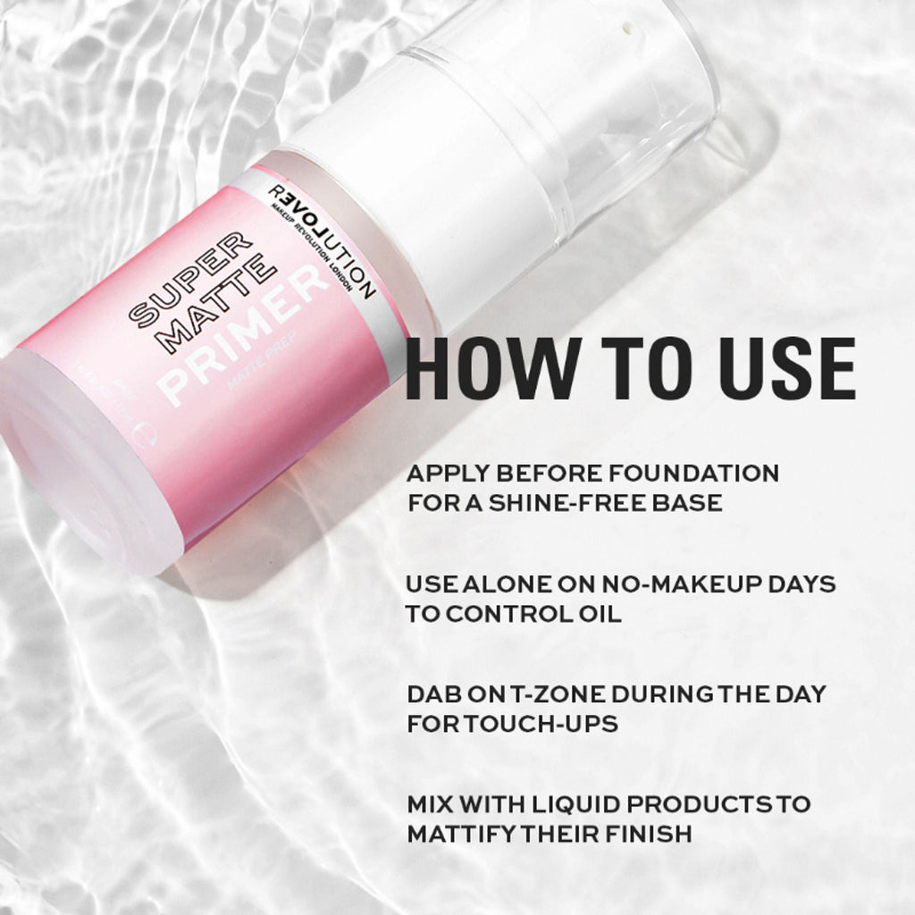 Makeup Revolution Relove Super Matte Primer | Grocsy