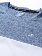 Alcis Men Colourblocked Dry Tech Slim Fit Sports T-shirt | Grocsy