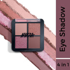 Nykaa Cosmetics Eyes On Me! 4 In 1 Quad Eyeshadow Palette | Grocsy
