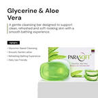 Parasoft Glycerine & Aloe Vera Translucent Bathing Bar | Grocsy