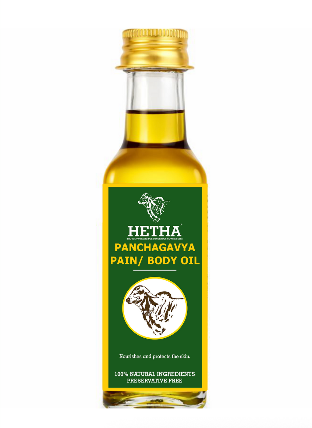 Hetha Panchagavya Body / Pain Oil | Grocsy