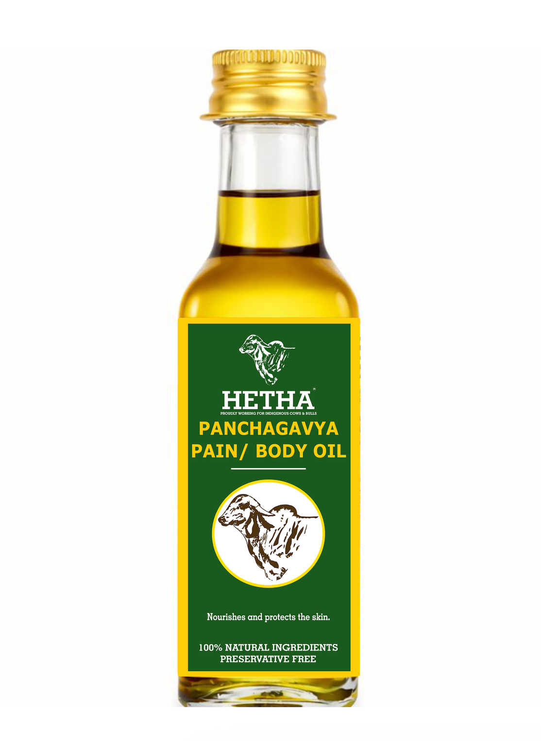 Hetha Panchagavya Body / Pain Oil | Grocsy