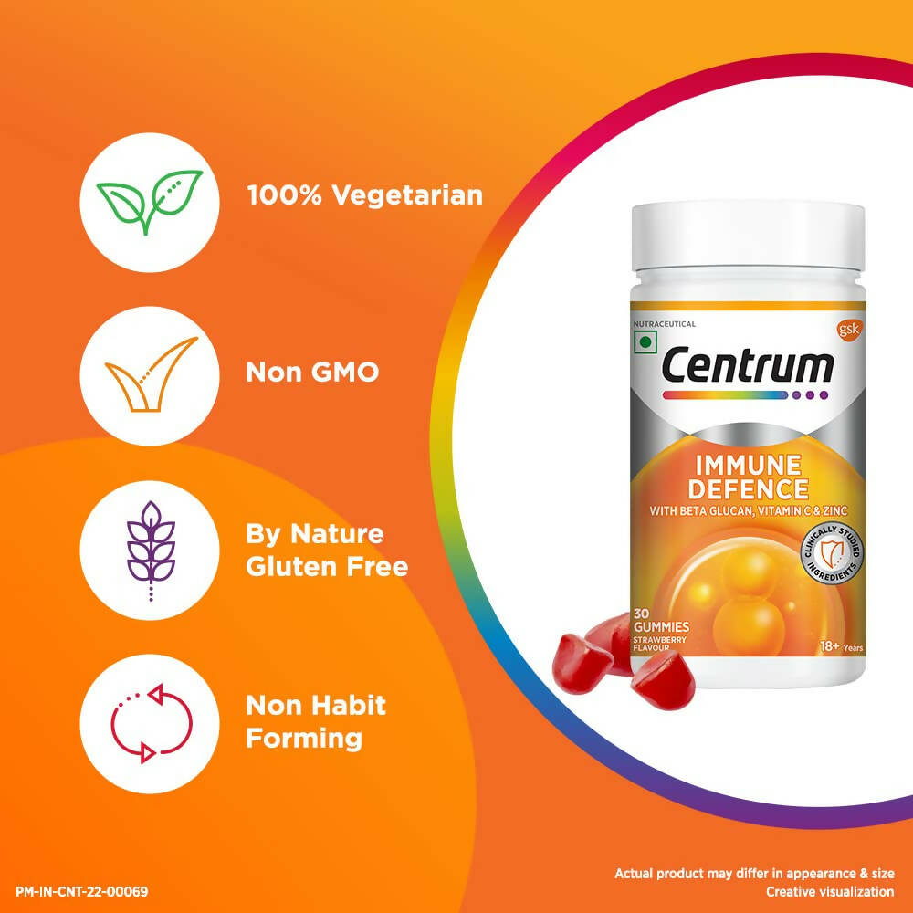 Centrum Immune Defence Gummies - Strawberry Flavor | Grocsy