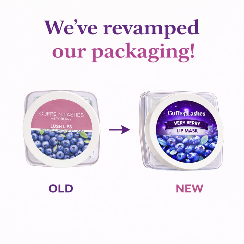 CUFFS N LASHES Lush Lips Intensive Recovery Lip Mask - Very Berry | Grocsy