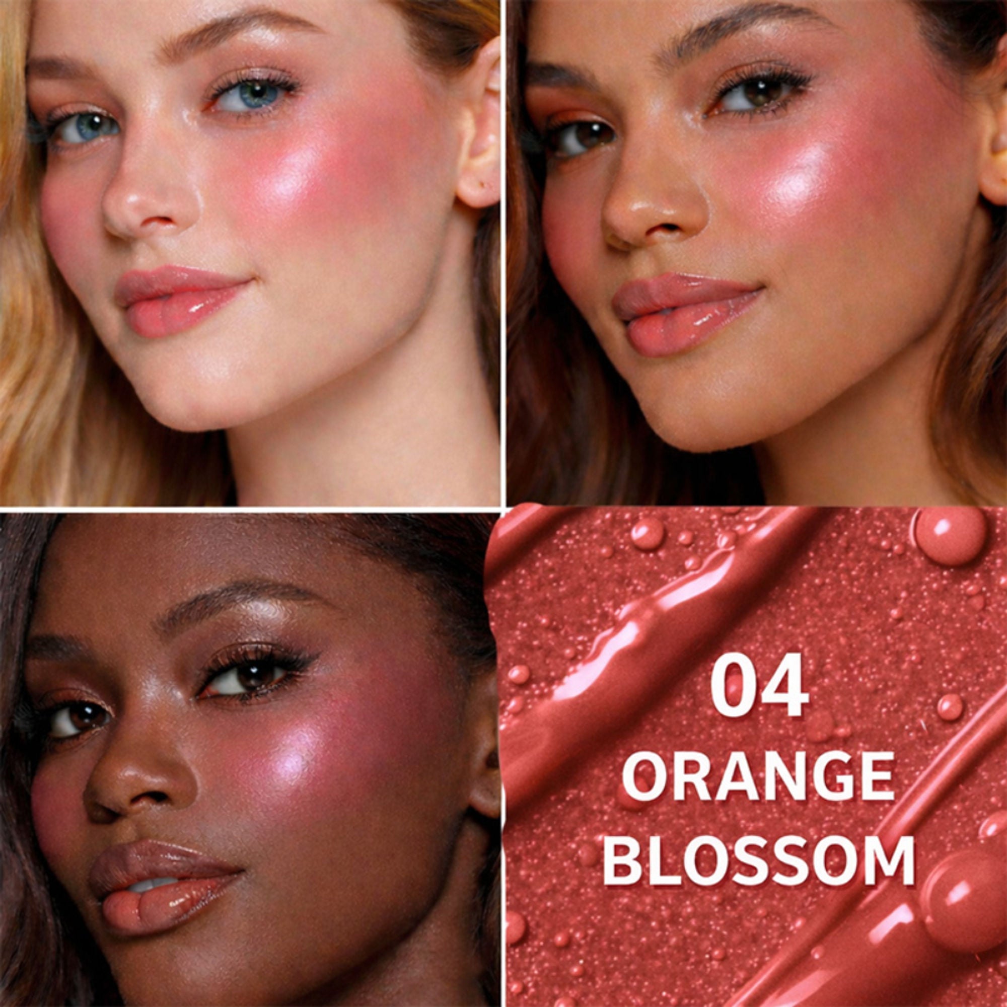 CUFFS N LASHES After Glow Liquid Blush - 04 Orange Blossom | Grocsy