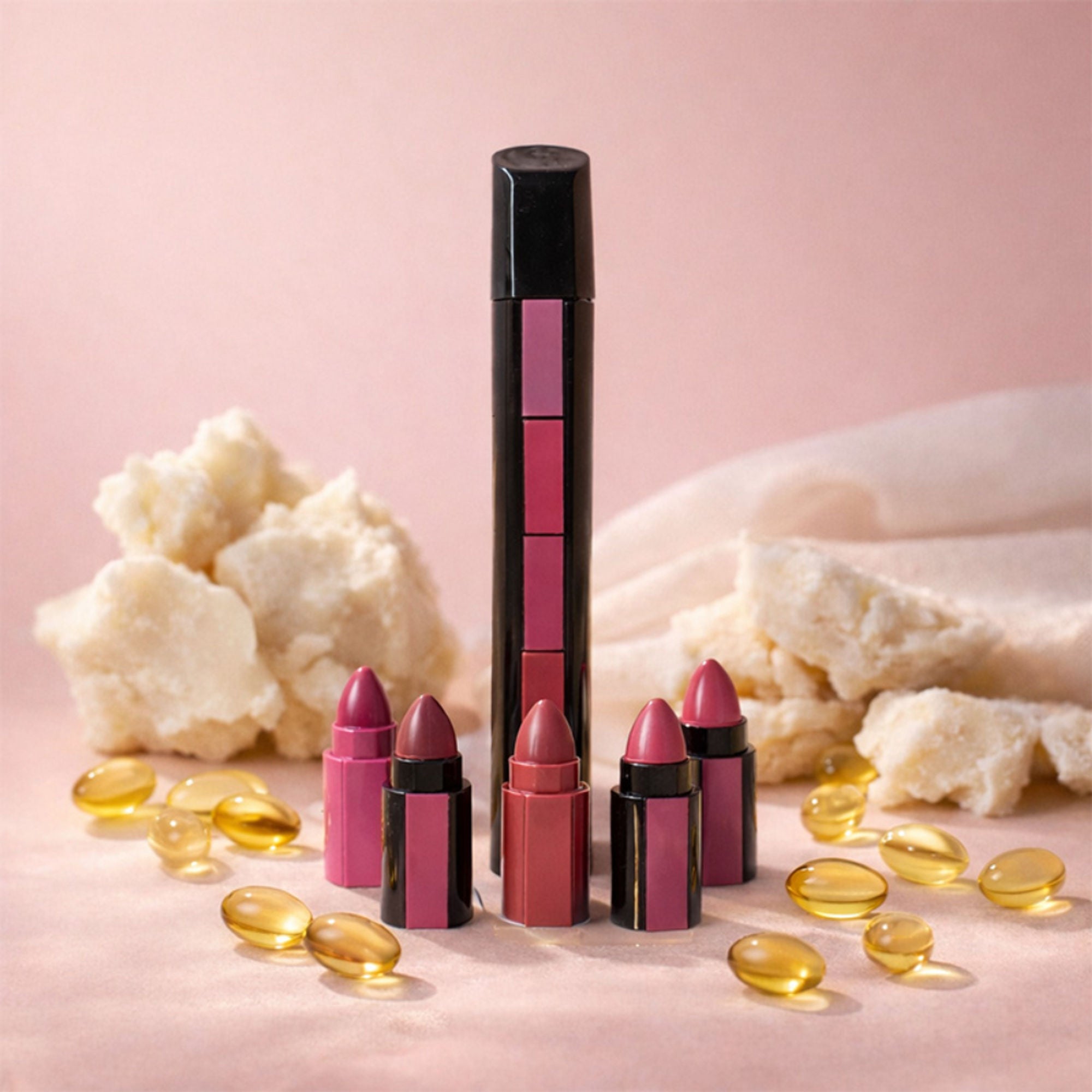 CUFFS N LASHES Penta 5 In 1 Matte Lipstick - 02 Nude | Grocsy