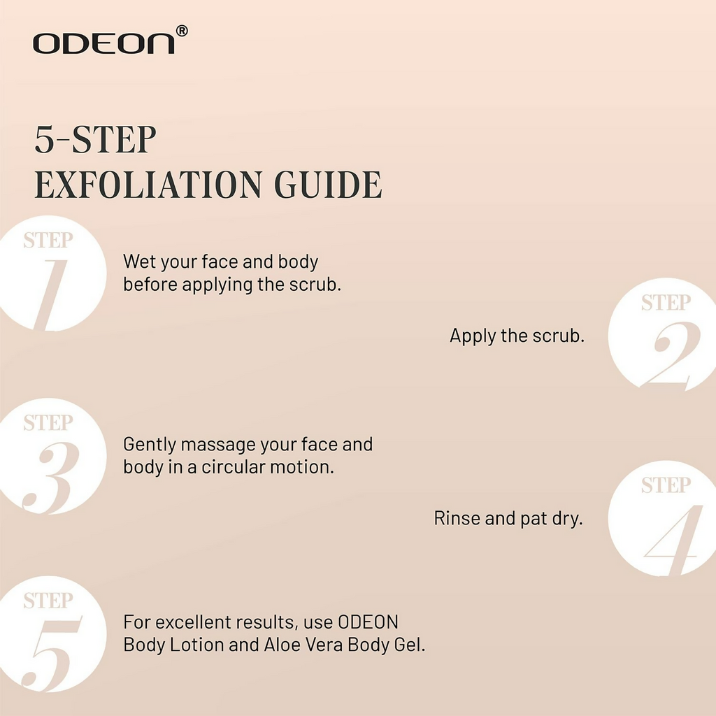 Odeon Coffee & Coconut Scrub Exfoliating Face & Body Scrub For Tan Removal | Grocsy