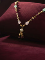 NVR Women Gold Plated Multicolour chain | Grocsy