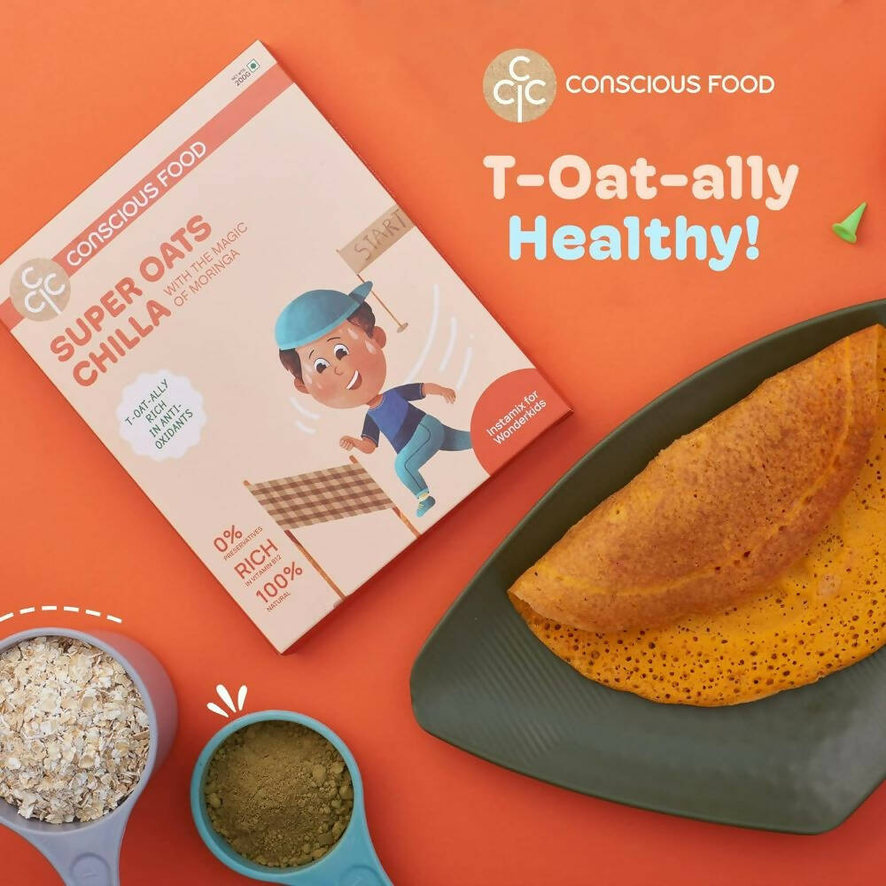 Conscious Food Super Oats Chilla | Grocsy