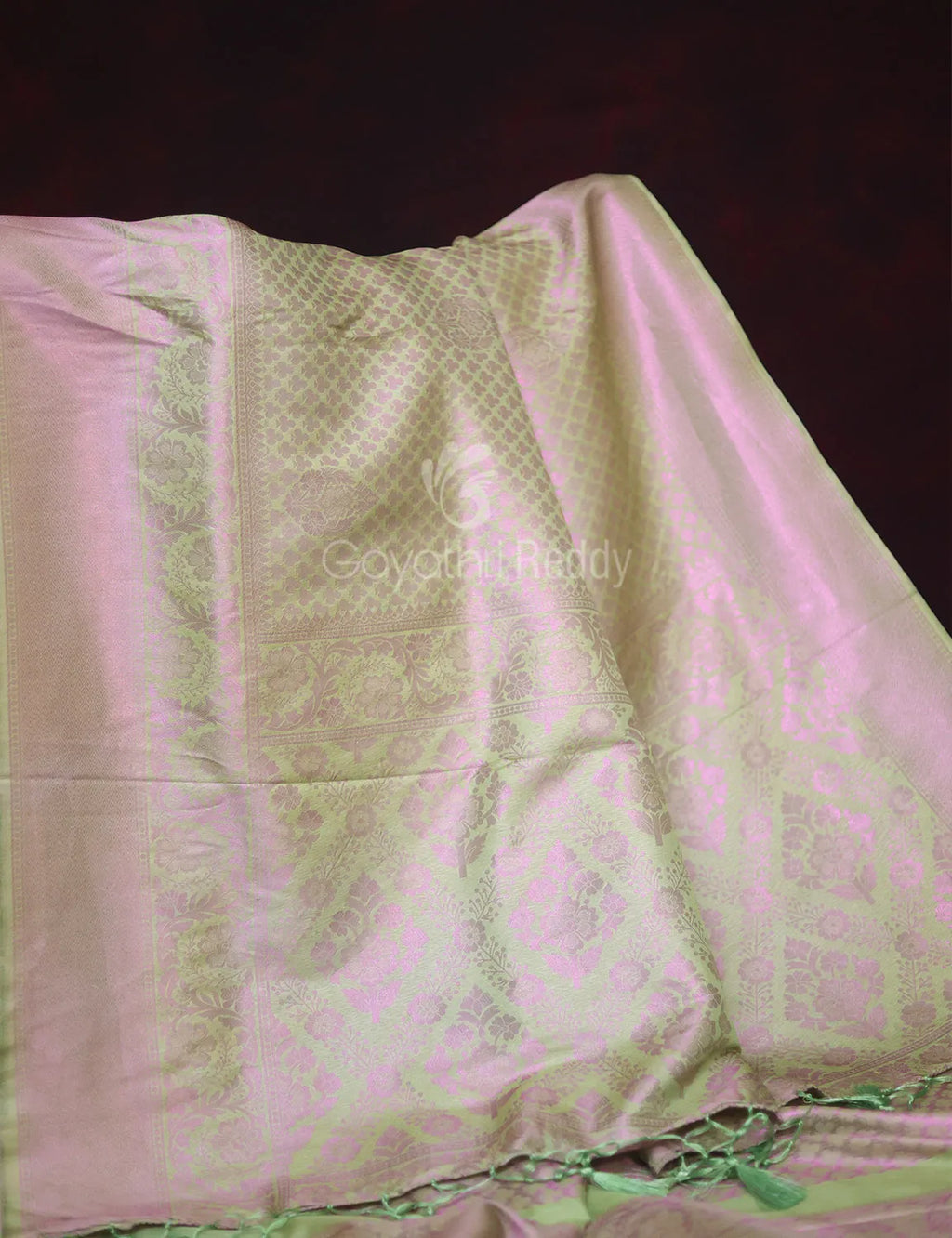 Half Mix Soft Silk Saree - HSS7 By Gayathri Reddy Designer Studio | Grocsy