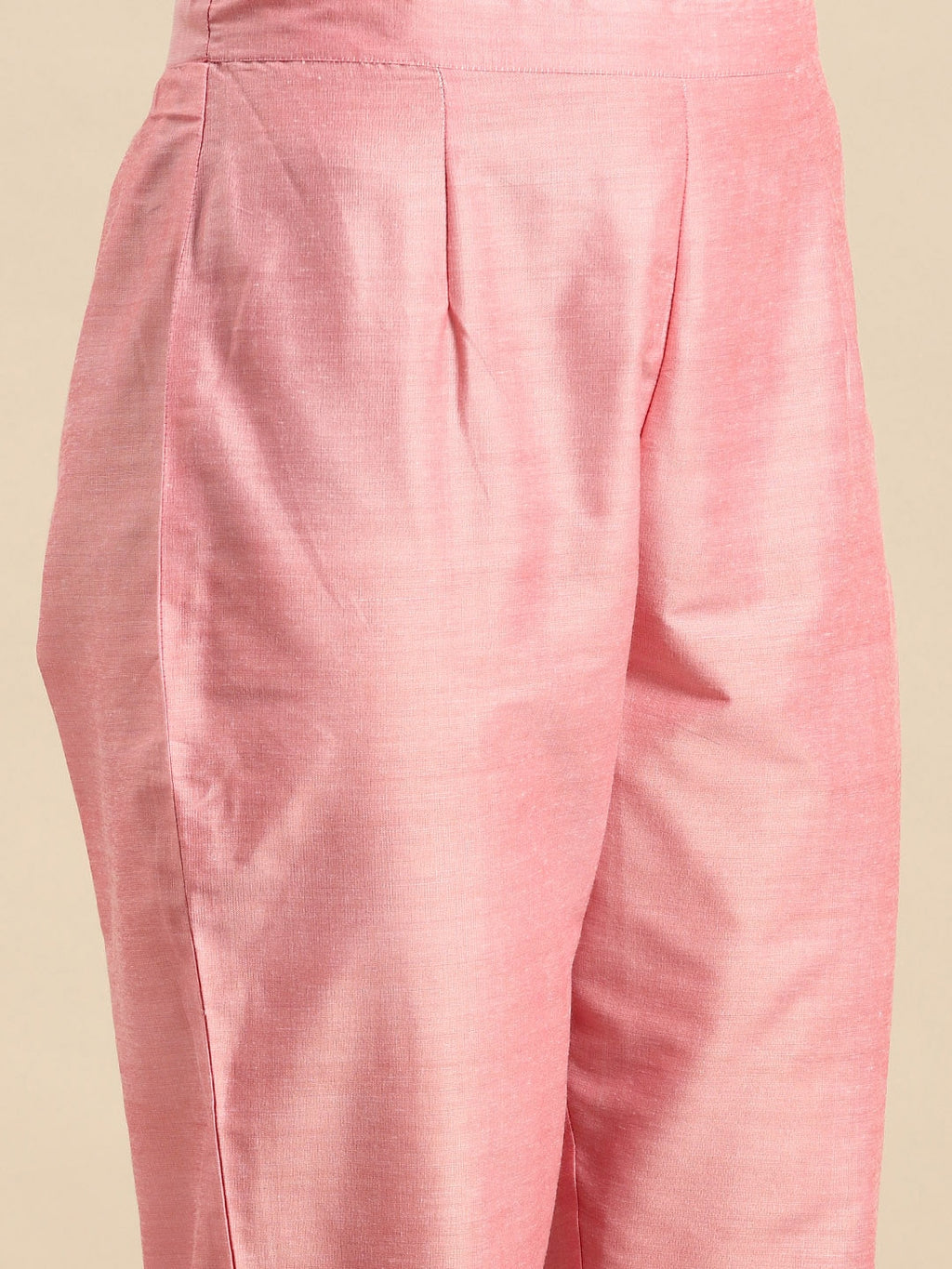 Sangria Floral Embroidered Sequinned Pure Cotton Kurta with Trousers & Dupatta | Grocsy
