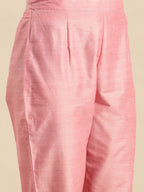 Sangria Floral Embroidered Sequinned Pure Cotton Kurta with Trousers & Dupatta | Grocsy