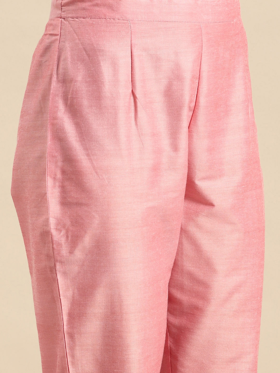 Sangria Floral Embroidered Sequinned Pure Cotton Kurta with Trousers & Dupatta | Grocsy