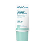 WishCare Niacinamide Oil Balance Fluid Face Sunscreen for Oily Skin with SPF50 PA++++ In-Vivo Tested | Grocsy