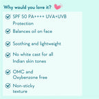 WishCare Niacinamide Oil Balance Fluid Face Sunscreen for Oily Skin with SPF50 PA++++ In-Vivo Tested | Grocsy