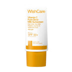 WishCare Vitamin C Pure Glow Brightening Face Sunscreen for Dry Skin with SPF50 PA++++In-Vivo Tested | Grocsy