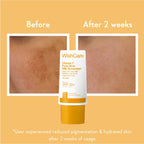 WishCare Vitamin C Pure Glow Brightening Face Sunscreen for Dry Skin with SPF50 PA++++In-Vivo Tested | Grocsy