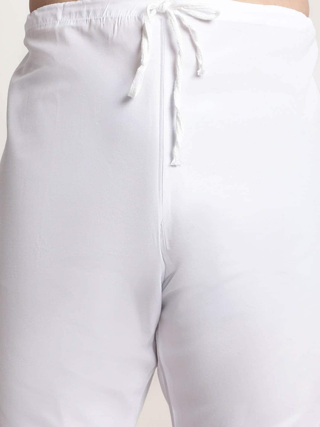 Sojanya Woven Design Mandarin Collar Kurta with Churidar & Nehru Jacket | Grocsy