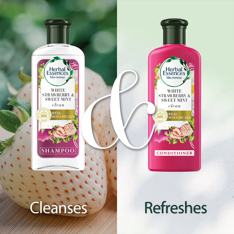Herbal Essences Clean White Strawberry & Sweet Mint Conditioner | Grocsy