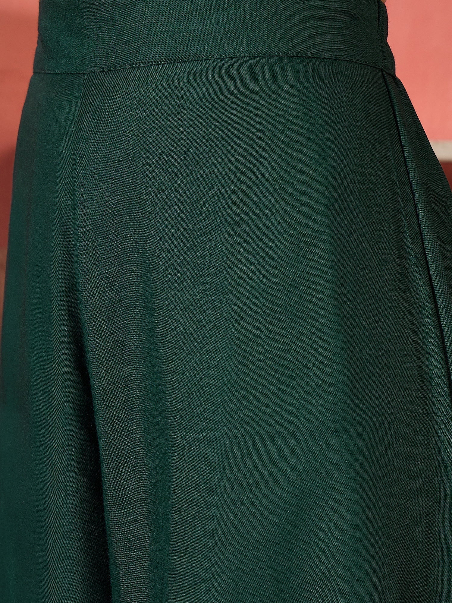 InWeave Green Strappy Kurta Set Green Patola Dupatta | Grocsy