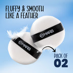 MARS Cosmetics Puffect Powder Puff with Strap - Pack of 2 | Grocsy