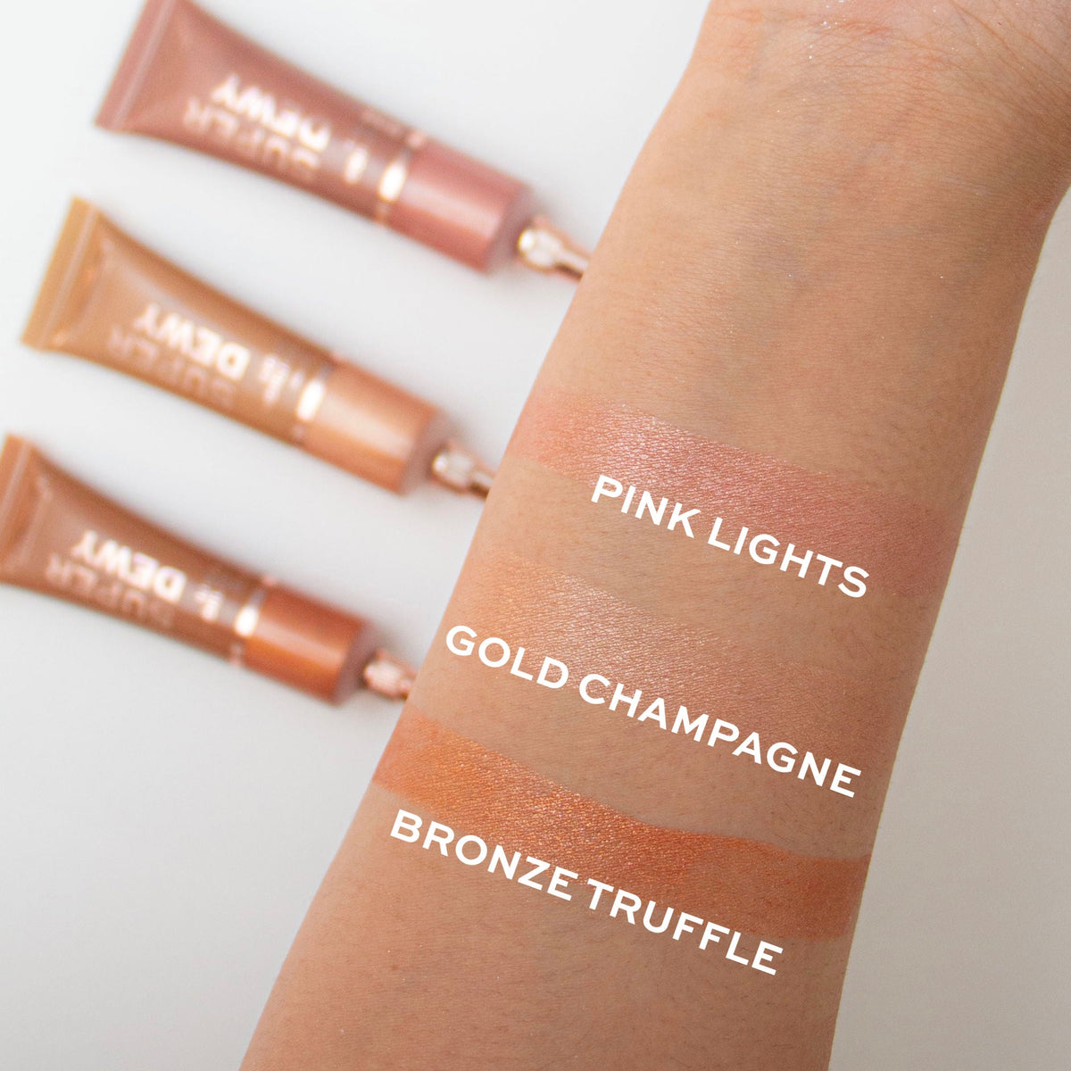 Makeup Revolution Superdewy Liquid Highlighter - Bronze Truffle | Grocsy