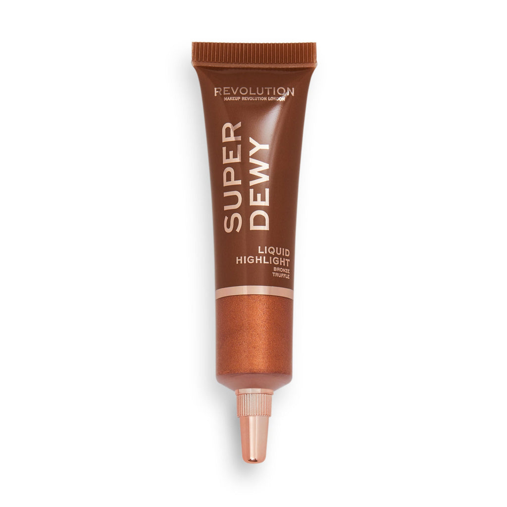 Makeup Revolution Superdewy Liquid Highlighter - Bronze Truffle | Grocsy