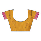 Vamika Banarasi Jacquard Weaving Mustard Saree (DHONI MUSTARD) | Grocsy