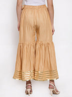 TAG 7 Women Flared Regular Palazzos | Grocsy