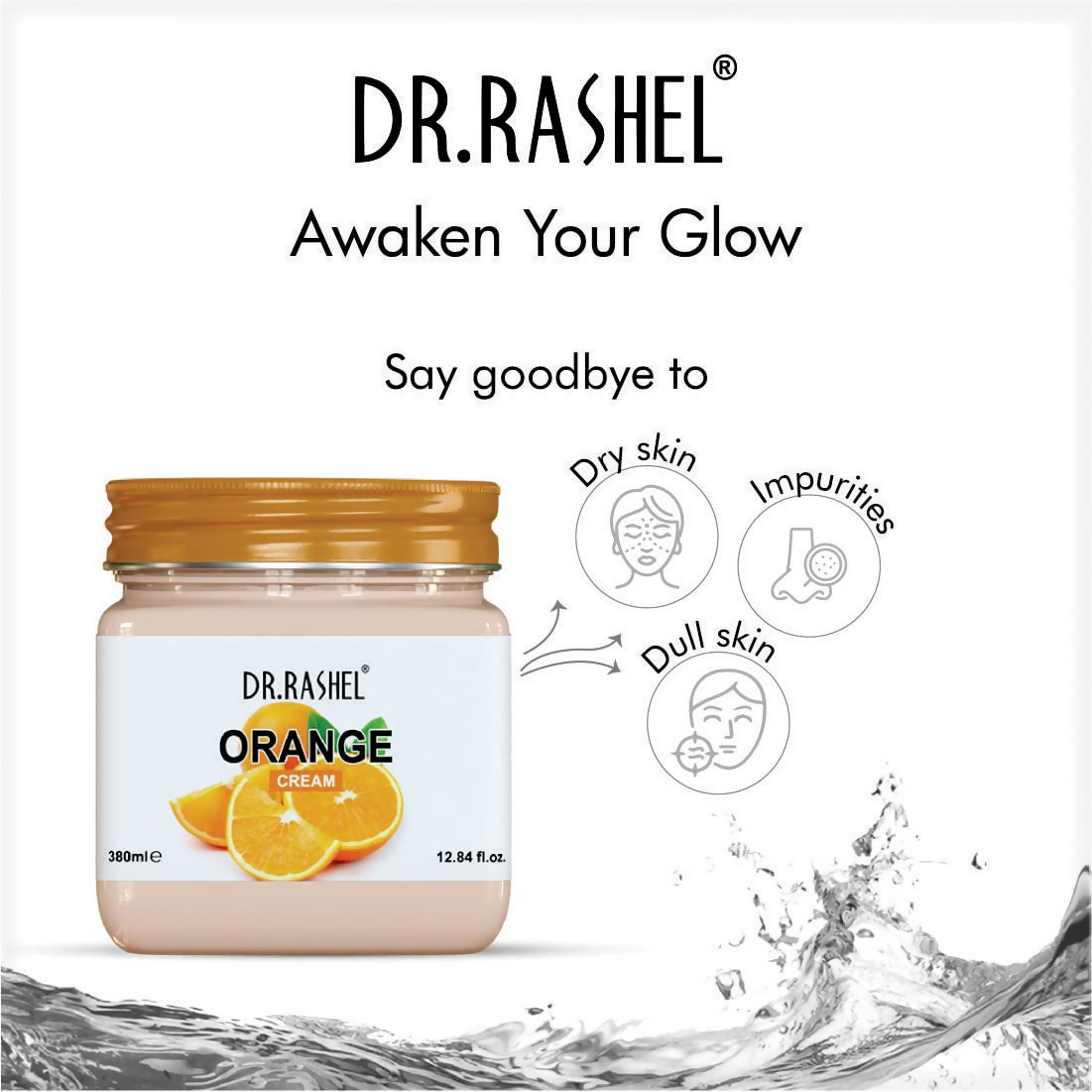 Dr.Rashel Orange Cream For Face And Body | Grocsy