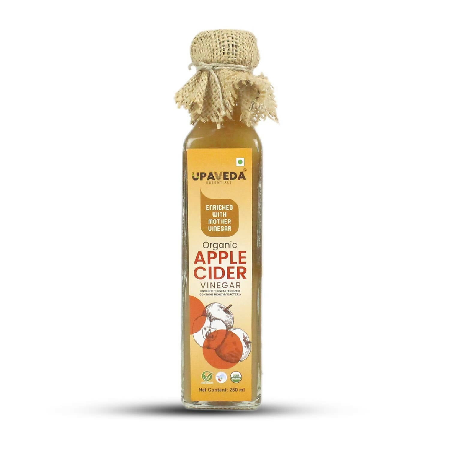 Upaveda Organic Apple Cider Vinegar | Grocsy