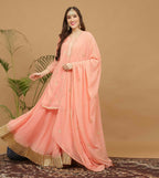 Joban Fashion Lite Beige Georgette Lehenga Set | Grocsy