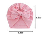 Aashiya Trades Cotton Turban Kont Bow Caps for Babies | Grocsy