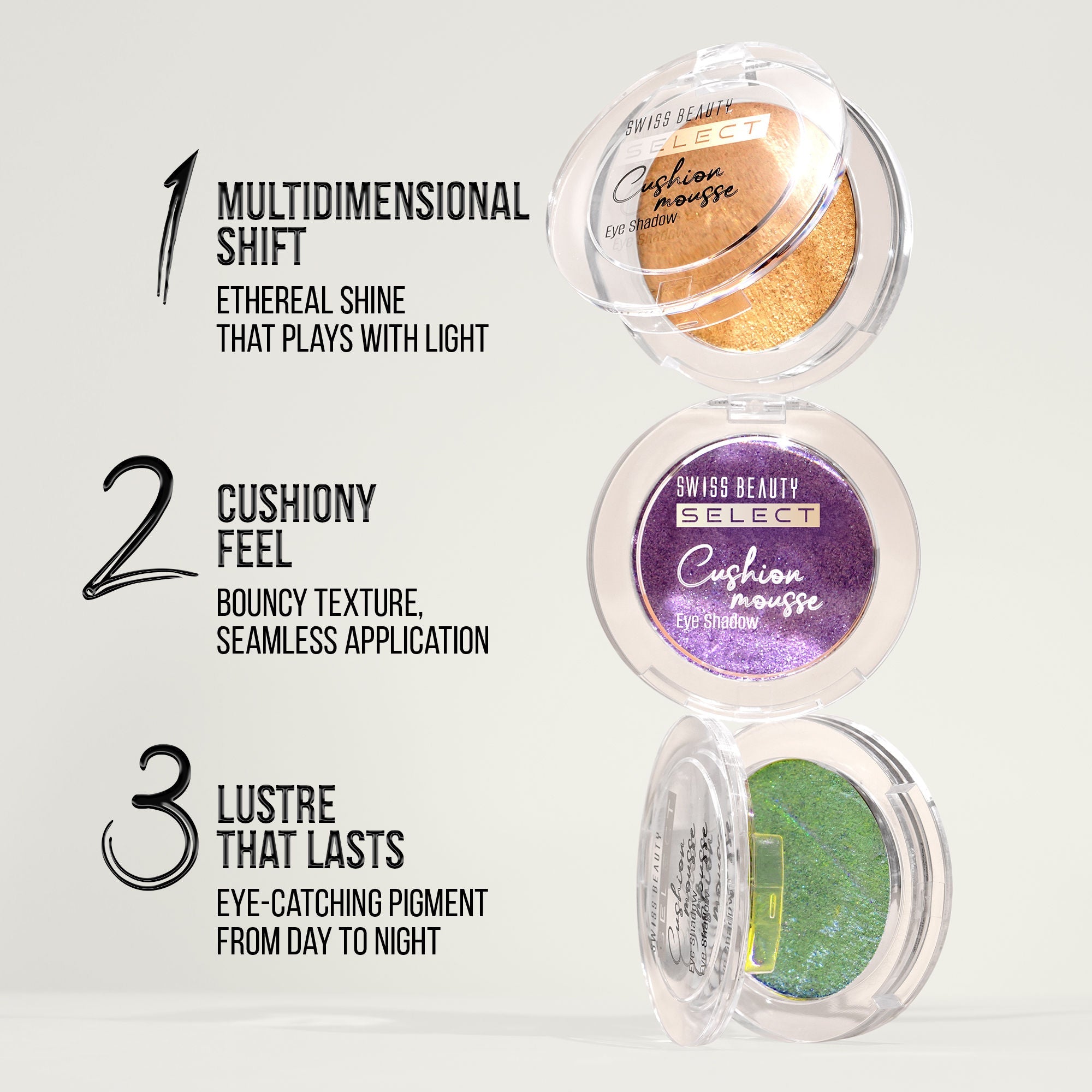 Swiss Beauty Select Cushion Mousse Eyeshadow - 2 Solar Flare | Grocsy