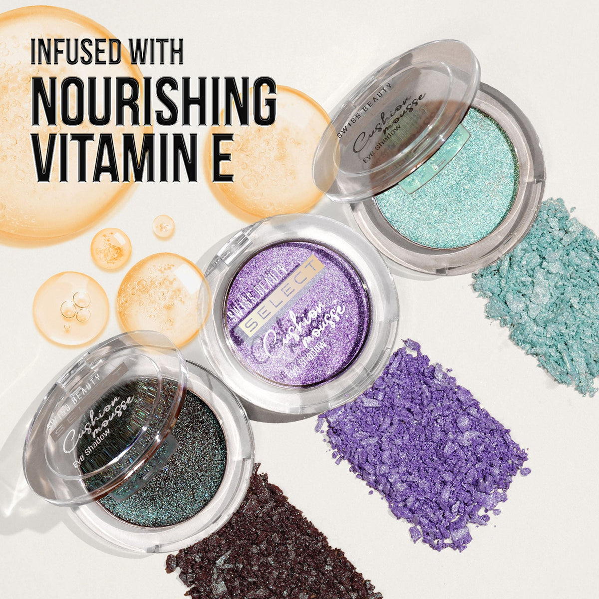 Swiss Beauty Select Cushion Mousse Eyeshadow - 4 Ultra Lilac | Grocsy