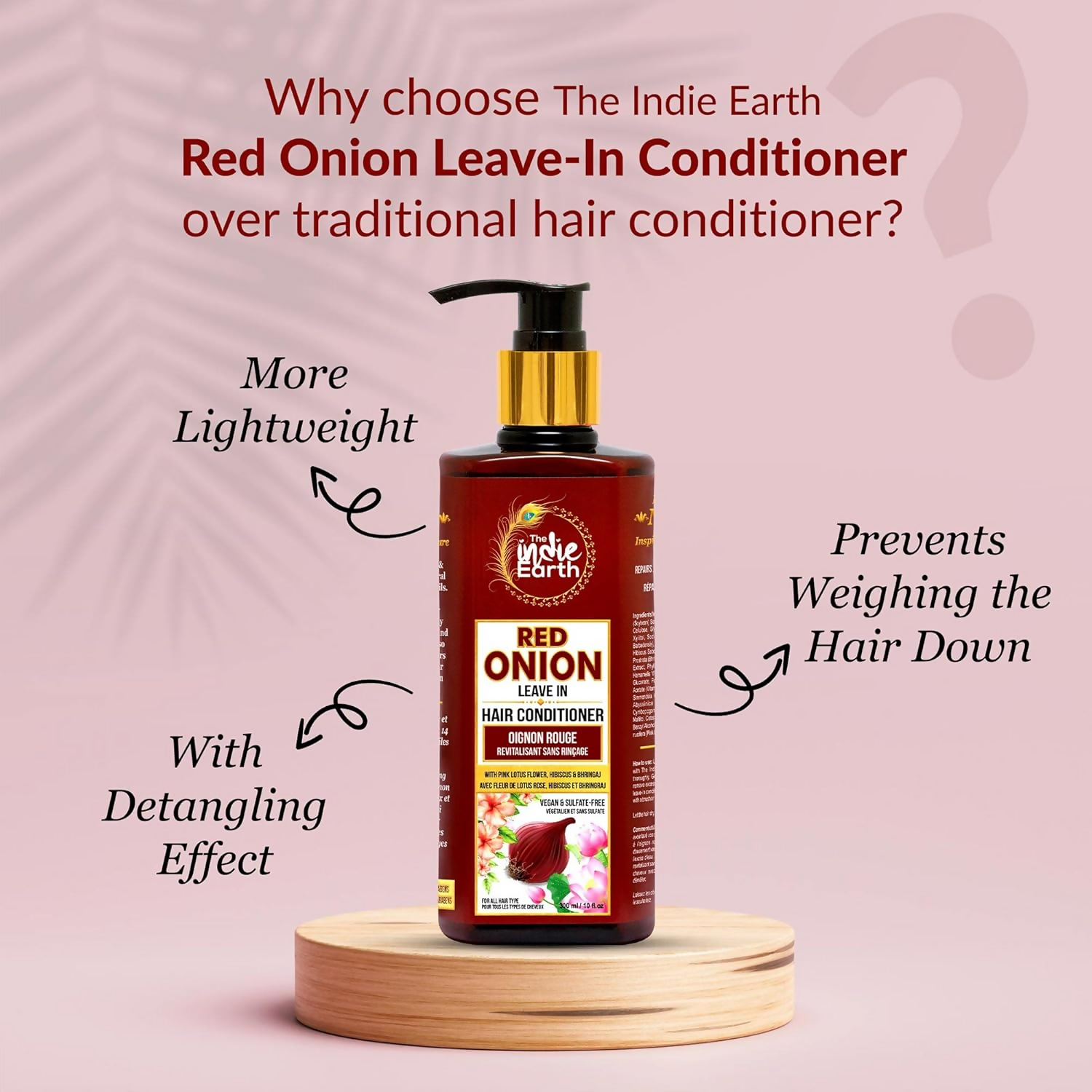 The Indie Earth Advanced Red Onion Hair Care Trio | Grocsy