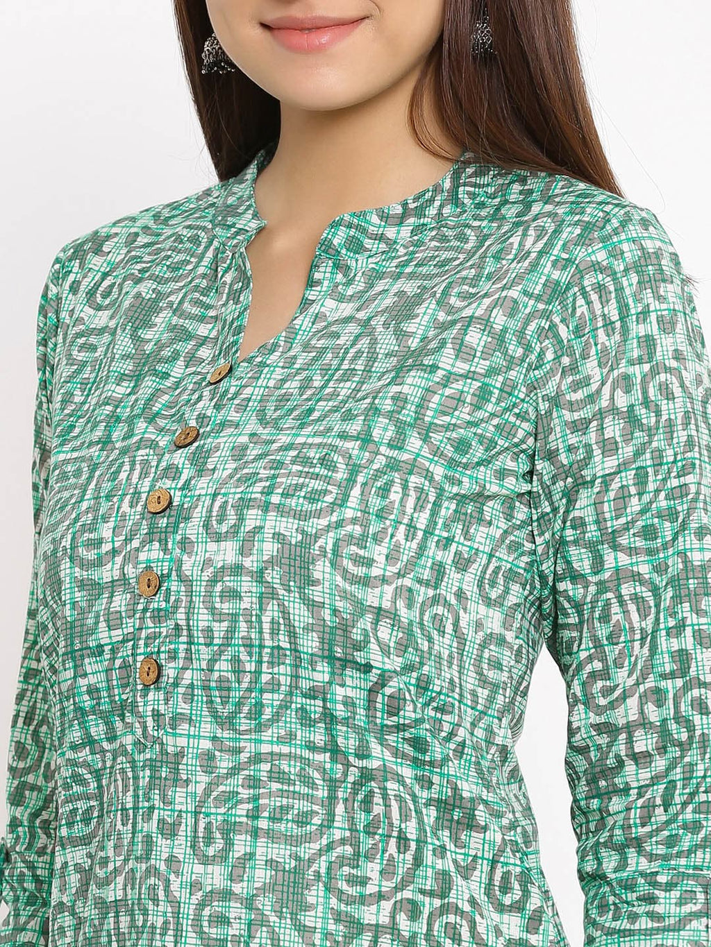 HERE&NOW Paisley Printed Straight Kurta | Grocsy