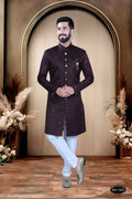 Joban Fashion Men's Wine TR Kurta with Pyjama | Grocsy