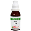 Bakson's Homeopathy Rhus Tox Dilution | Grocsy