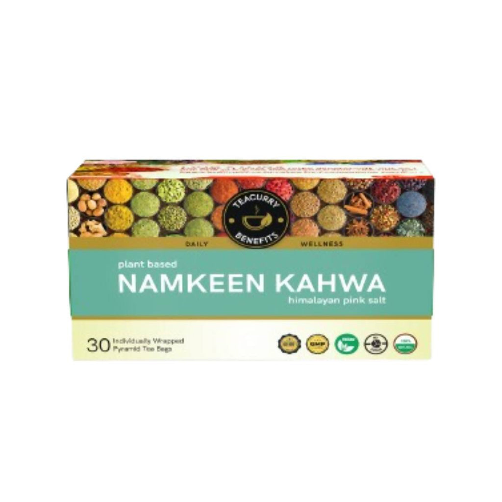Teacurry Namkeen Kahwa Himalayan Pink Salt Tea Bags | Grocsy