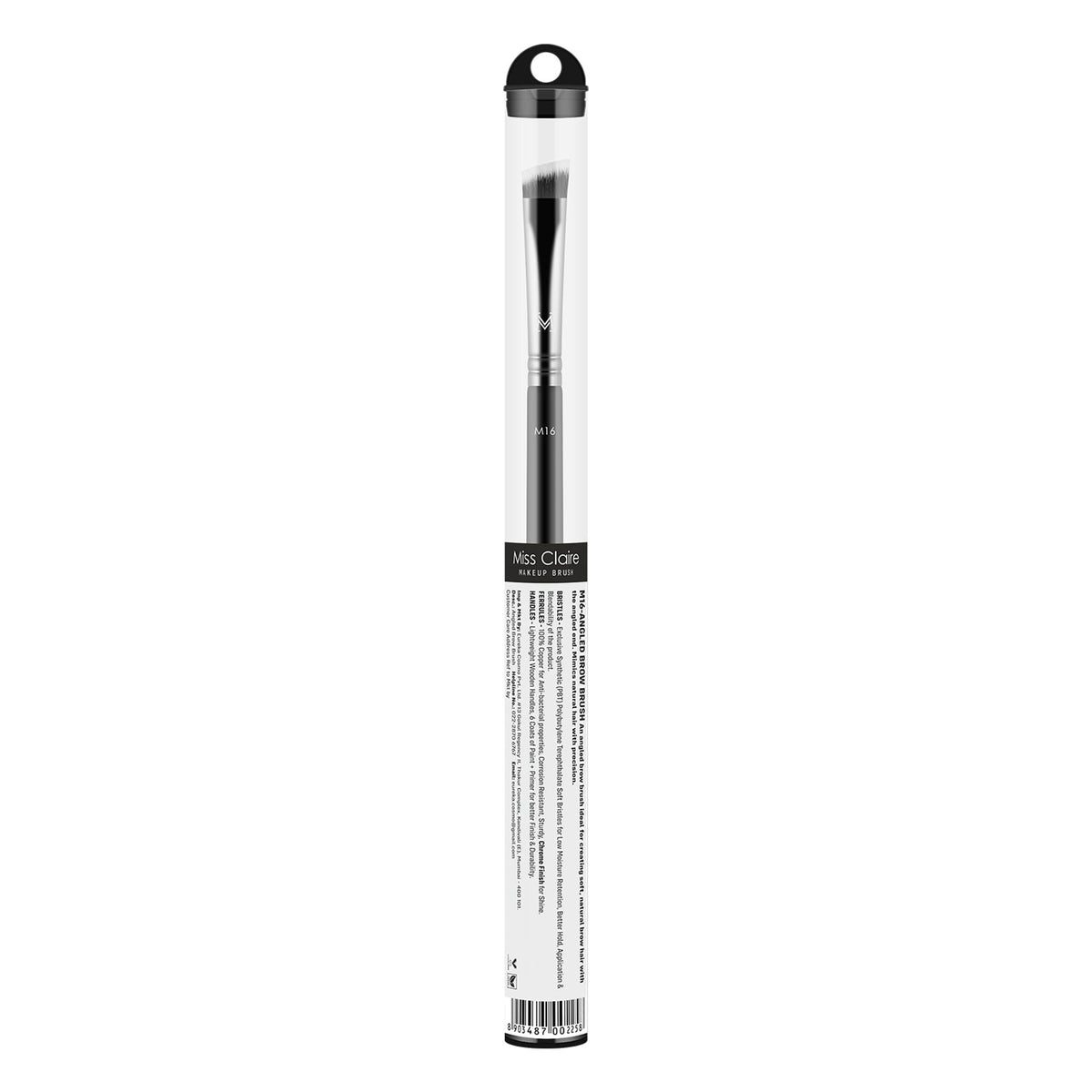 Miss Claire M16 - Angled Brow Brush - Chrome | Grocsy