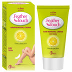 VI-JOHN Feather Touch Lime & Aloevera Hair Removal Cream for Women for Dry Skin, Suitable for Legs, Underarms, Bikini Line, Arms | Grocsy