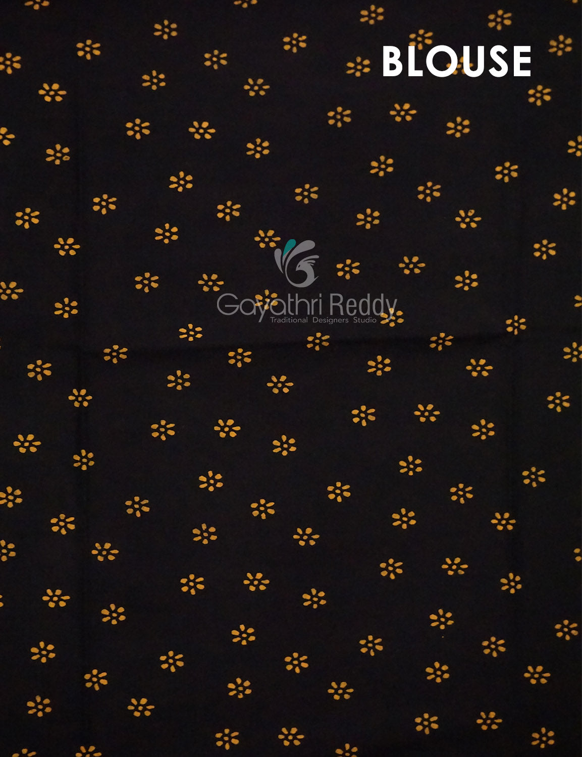 Mustard Yellow And Chikoo Coloured Block Print Handloom Mulmul Cotton Saree By Gayathri Reddy Designer Studio | Grocsy